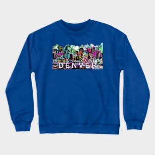 Denver in graffiti Crewneck Sweatshirt